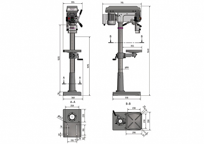 Вертикально-сверлильный станок OPTIdrill  D 23Pro (220 В) фото