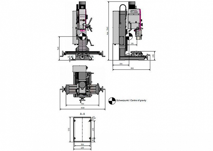 Сверлильно-фрезерный станок OPTImill MH 35G фото