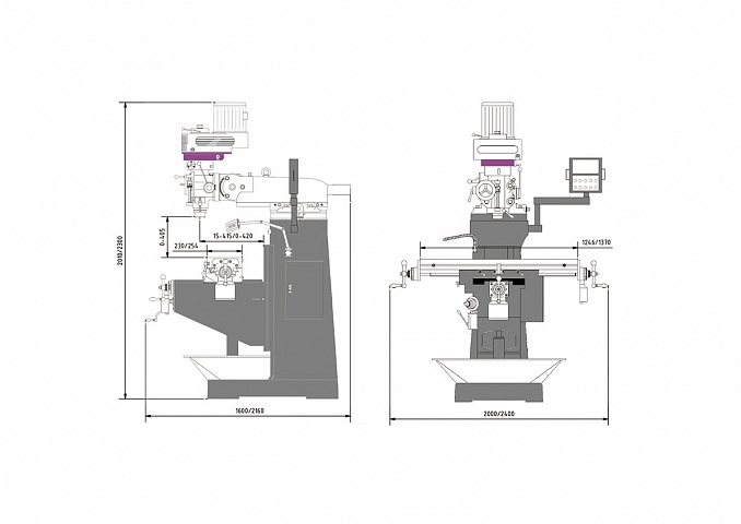 Вертикально-фрезерный станок OPTImill MF 4-B фото