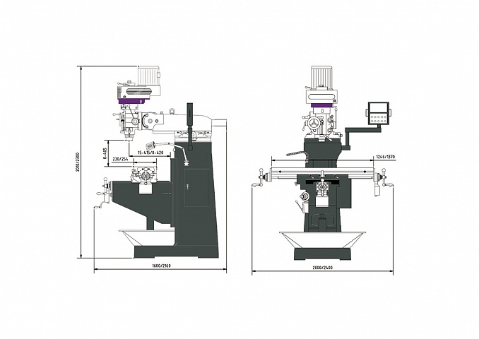 Вертикально-фрезерный станок OPTImill MF 2-B фото